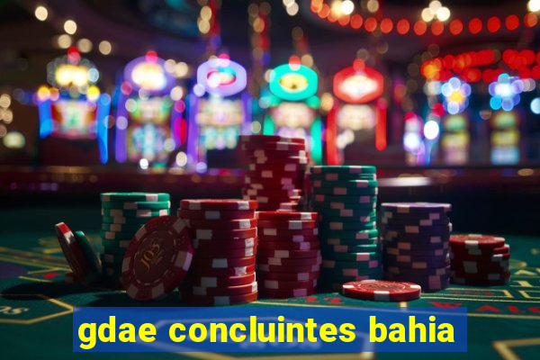 gdae concluintes bahia